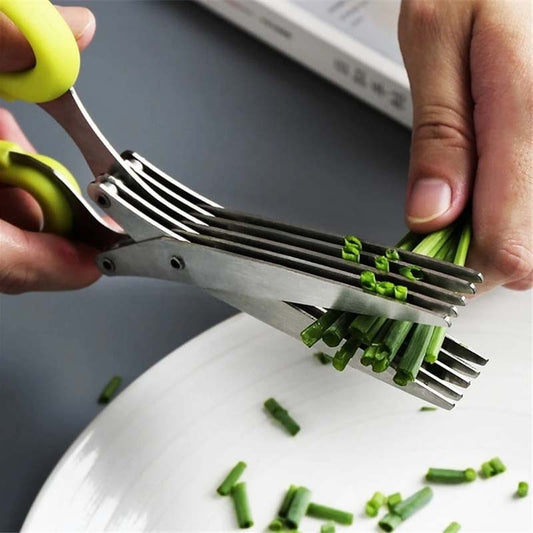 5 Blade Kitchen Salad Scissors